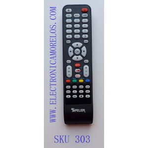 CONTROL REMOTO ORIGINAL PARA SMART TV SPELER ((NUEVO)) / MODELOS SP-LED32M / SP-LED45M